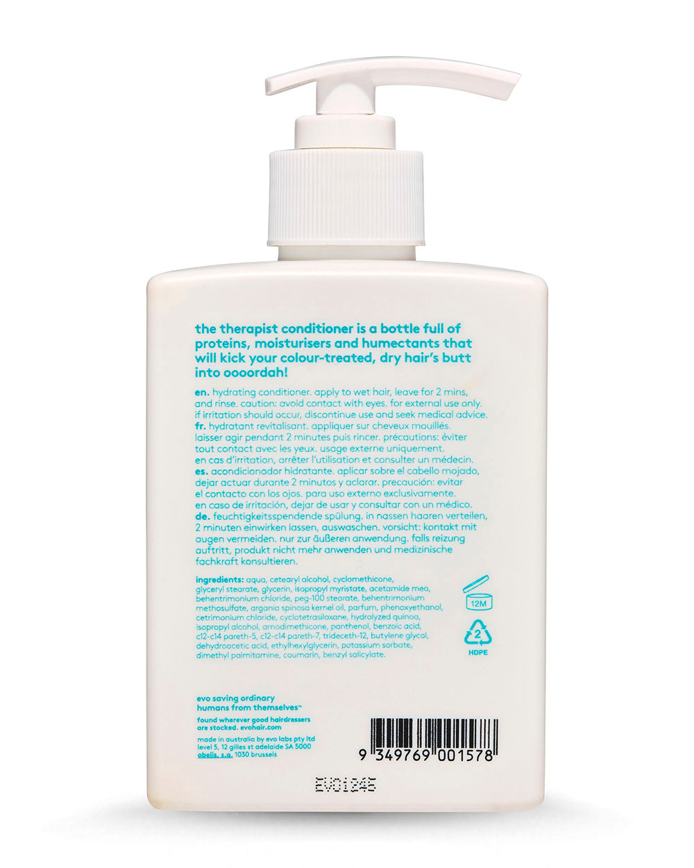 evo The Therapist Hydrating Conditioner 300ml - GF
