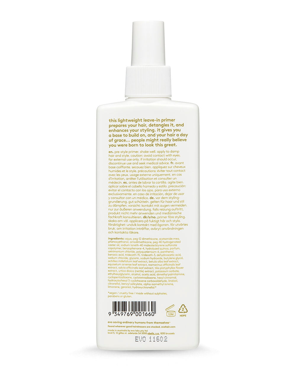 evo Day Of Grace pre-style Primer 200ml - GF