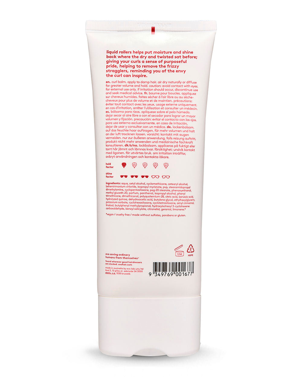 evo Liquid Rollers Curl Balm 200ml - GF