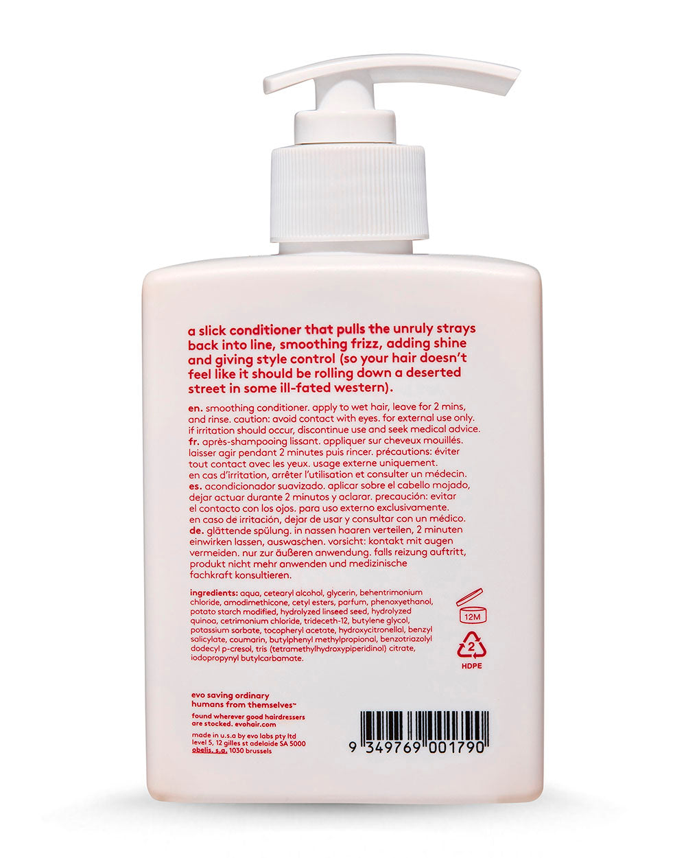 evo Mane Tamer Smoothing Conditioner 300ml