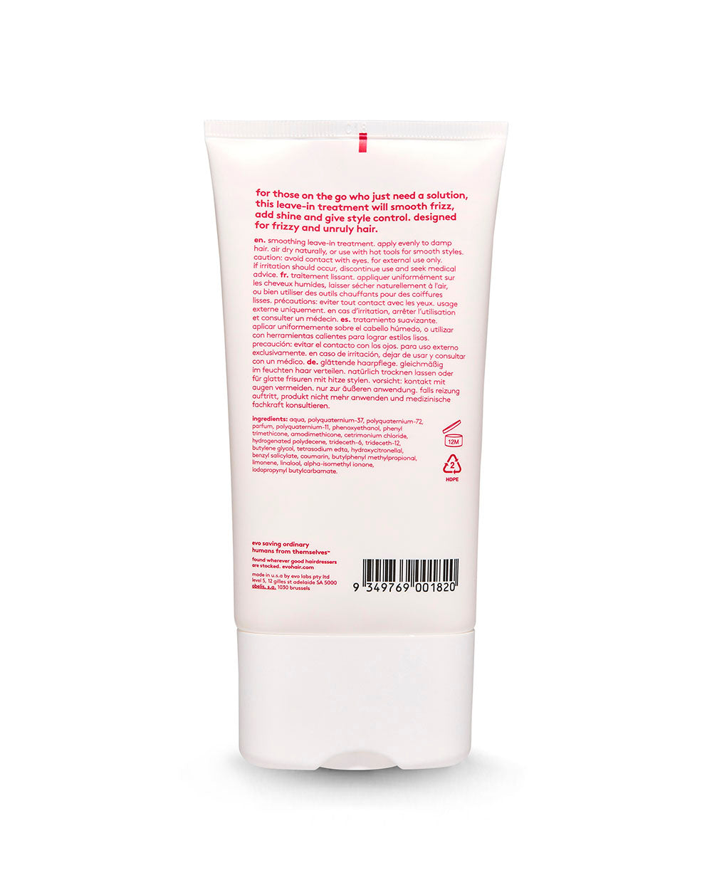 evo Lockdown Leave in Smoothing Treatment 150ml